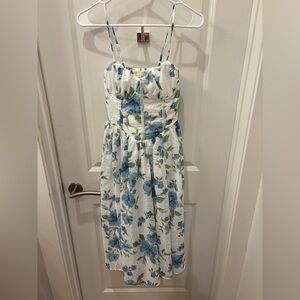 thirty thirty la green floral dress Thirty Thirty | Dresses | Thirty Thirty La Sage Green Floral Slip Dress  Side Slit Size L